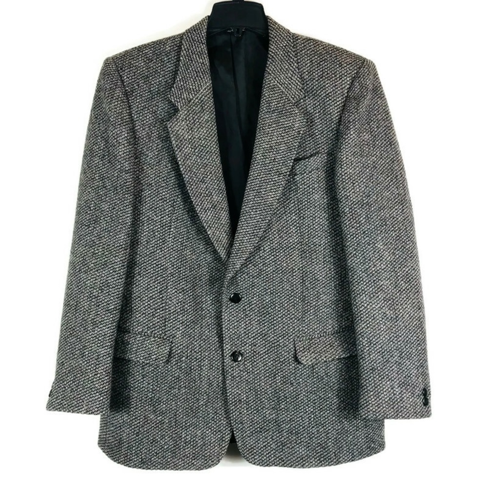 Harris Tweed 100% Wool 2 Button Sport Coat Men’s 42R